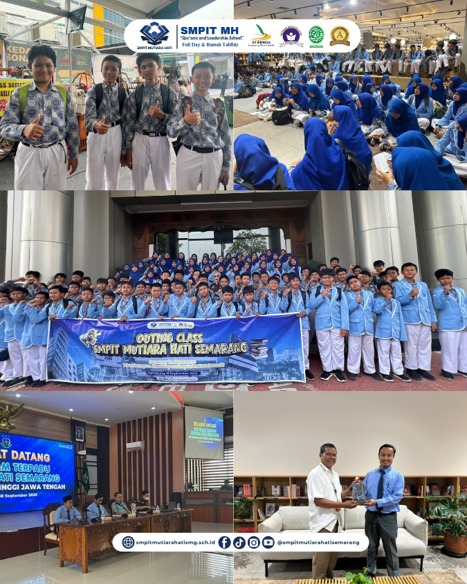 Tiga Ruang Belajar, Satu Bekal Masa Depan: SMPIT Mutiara Hati Jelajahi Hukum, Literasi, dan Budaya